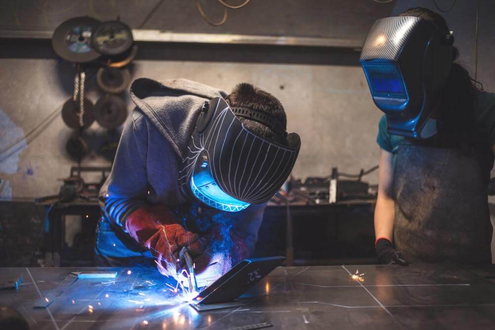 welding in factory